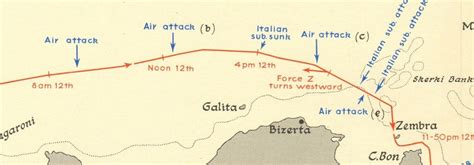 Map 35 Convoy to Malta. Operation Pedestal 11th -13th August 1942 by ...