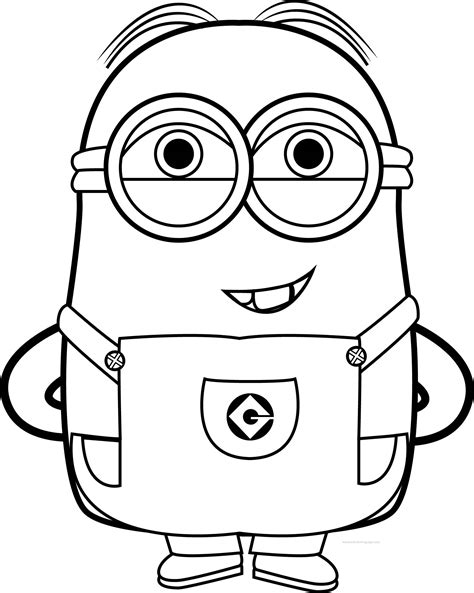 Bob The Minion Coloring Pages at GetColorings.com | Free printable colorings pages to print and ...