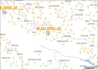 Bijelo Polje (Bosnia and Herzegovina) map - nona.net