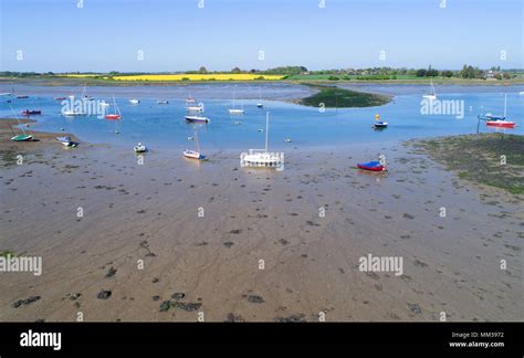 aerial views of bosham and the surrounding chichester harbour area of ...