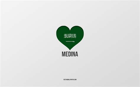 Download wallpapers I Love Medina, Saudi Arabia cities, Day of Medina, Saudi Arabia, Medina ...