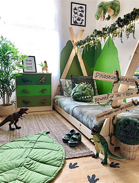 Cách trang trí phòng ngủ với dinosaur bedroom decor cho các fan khủng ...