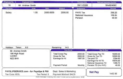 10+ Payslip Templates - Word Excel PDF Formats