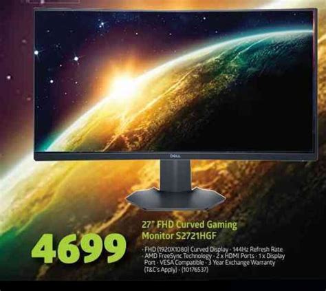27" FHD Curved Gaming Monitor S2721HGF offer at Incredible Connection