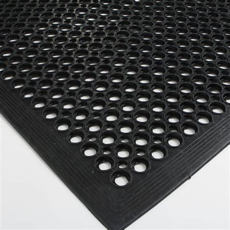 Lovinland Outdoor Rubber Drainage Mat Non-Slip Mat 60 x 35 Inch Commerical Heavy Duty Mat for ...