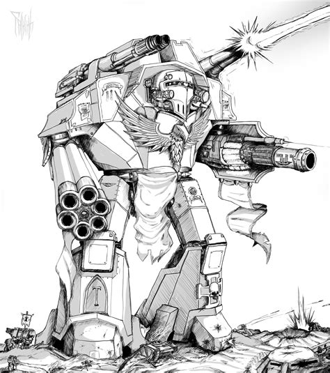 ArtStation - Warlord Titan Warhammer 40000, Falkirth Falkirth ...