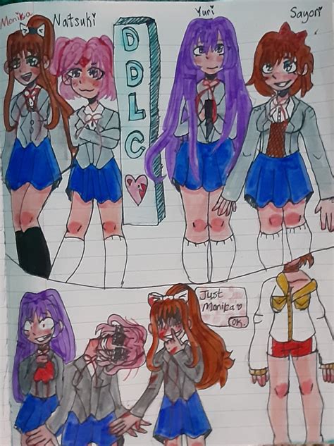 My finished DDLC fanart by WeirdoArtsyThing on DeviantArt