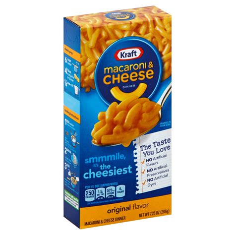 KRAFT MACARONI AND CHEESE DINNER THE CHEESIEST 12 x 206g BOX VALUE PACK… - American Food Store