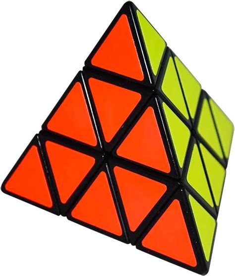 Coolzon® Triangle Pyramid Pyraminx Puzzle Magique Cube Jouet 98mm, Noir: Amazon.fr: Jeux et Jouets