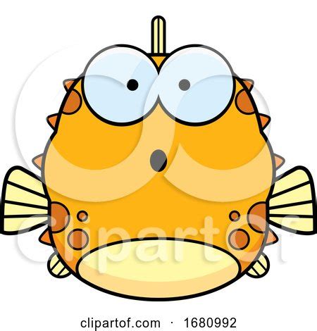 Cartoon Surprised Blowfish by Cory Thoman #1680992