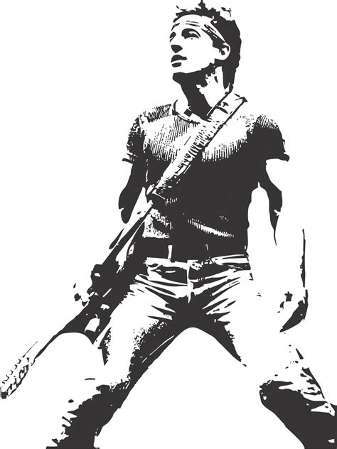 Bruce Springsteen PNG Images Transparent Background | PNG Play