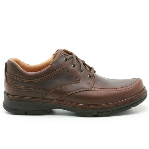 Clarks Leather Star Stride Wide Mens Casual Shoes in Brown for Men - Lyst