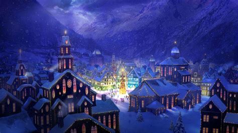 Christmas Scenes Wallpapers - Top Free Christmas Scenes Backgrounds ...