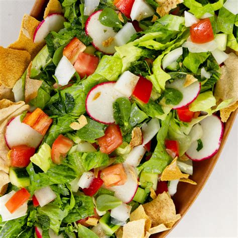 Authentic Fattoush Salad