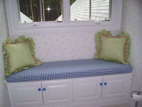 Custom Made Slipcovers: Window Seat Cushions