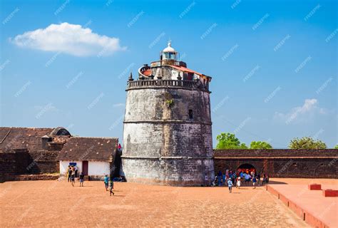 Premium Photo | Fort aguada and its lighthouse is a portuguese fort ...