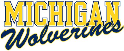 images of michigan wolverines logo | Michigan Wolverines | Word mark ...