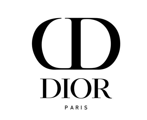 Dior Paris Brand Clothes Symbol Logo Black Design luxury Fashion Vector ...