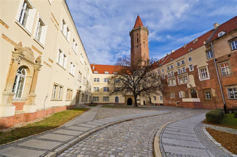 Architecture In Legnica. Poland Stock Image - Image of morning ...