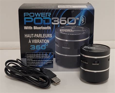 Power Pod 360 Bluetooth 360 Degree Vibration Speaker | Avenue Shop Swap & Sell