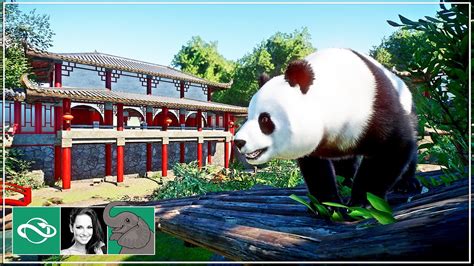 🐘 Giant Panda habitat, waterfall & overpass | City Zoo | Planet Zoo ...