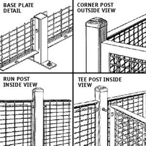 Wire Mesh Partitions and Walls - SafeRack, detail mesh - plantecuador.com
