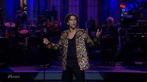 Timothée Chalamet raps about his ‘baby face’ in ‘SNL’ monologue with ...