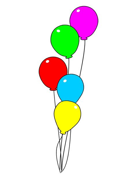 Clipart Of Birthday Balloons