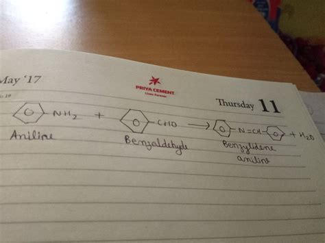 Reaction of aniline with benzaldehyde - Chemistry - Amines - 12279745 ...