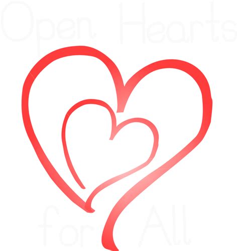 Heart Clip Open - Heart - Png Download - Large Size Png Image - PikPng