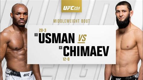 UFC 294: Khamzat Chimaev vs Kamaru Usman Highlights - Win Big Sports