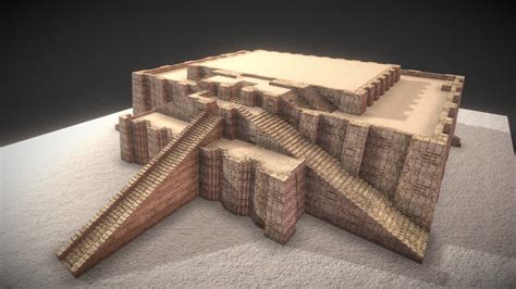 The ziggurat of Ur - Great Ziggurat - 3D model by arch.duccio.fiorini ...