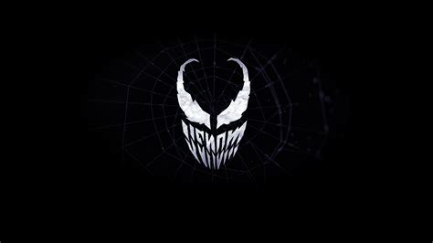 Venom Minimalist Logo 4k