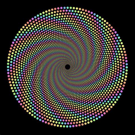 Spiral art, Art, Optical illusions