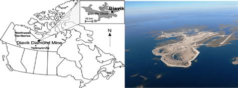 The Diavik Diamond Mine is located on East Island in Lac de Gras, 300... | Download Scientific ...