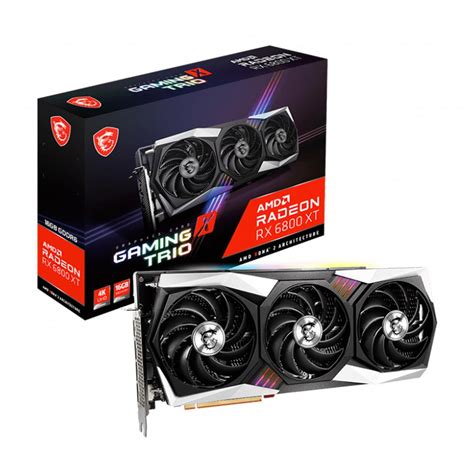 MSI RADEON RX 6800 XT GAMING X TRIO 16GB GDDR6 256bit DX12 AMD Ekran Kartı - Vatan Bilgisayar