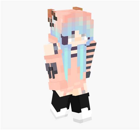 Girl Minecraft Skin Bnha, HD Png Download , Transparent Png Image - PNGitem