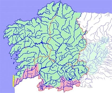 Mi blog: Mapa de los ríos de Galicia