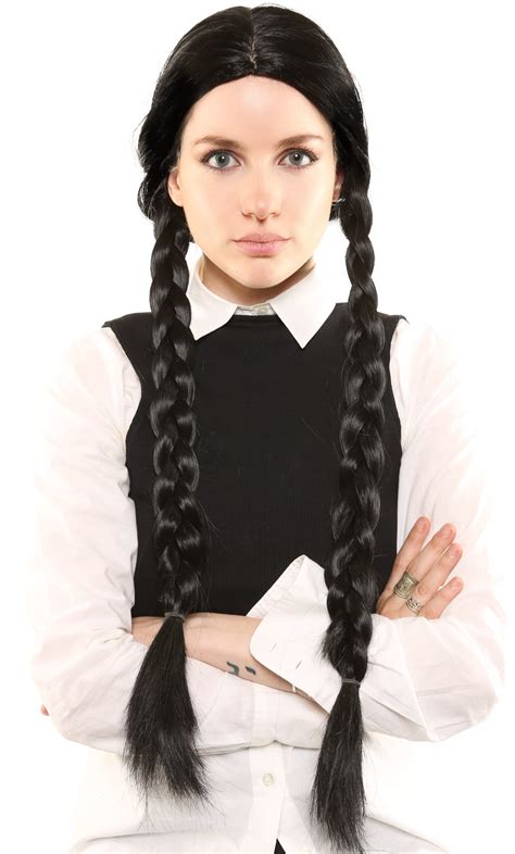 WEDNESDAY ADDAMS - "THE ADDAMS FAMILY" DELUXE WIG – backstagewigs