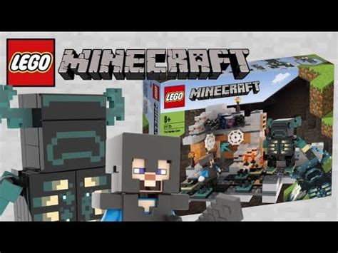 LEGO Minecraft The Warden Cave | Caves and Cliffs 1.17 | Custom Set! - YouTube | Lego minecraft ...