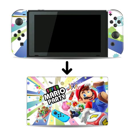 Amazon.com: Mario Party Game Skin for Nintendo Switch Console and Dock ...