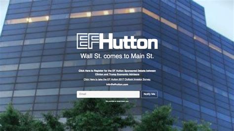 E.F. Hutton unveils first line of products - Dayton Business Journal