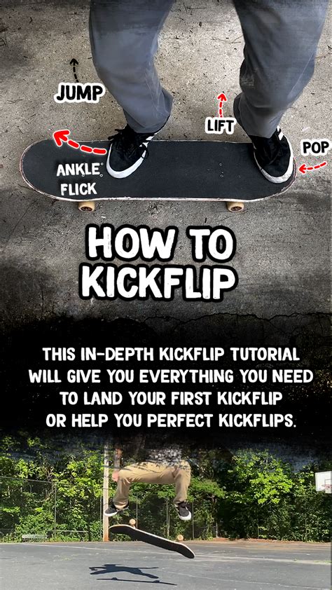 How to Kickflip | Skateboarding tricks, Beginner skateboard, Classic ...