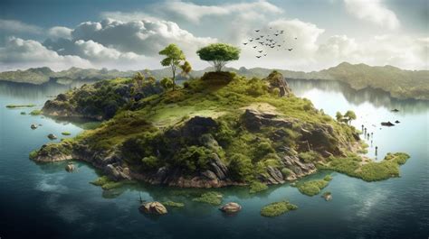 Fantasy Floating Island Stock Photos, Images and Backgrounds for Free Download