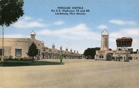 Hidalgo Motels Lordsburg, NM Postcard