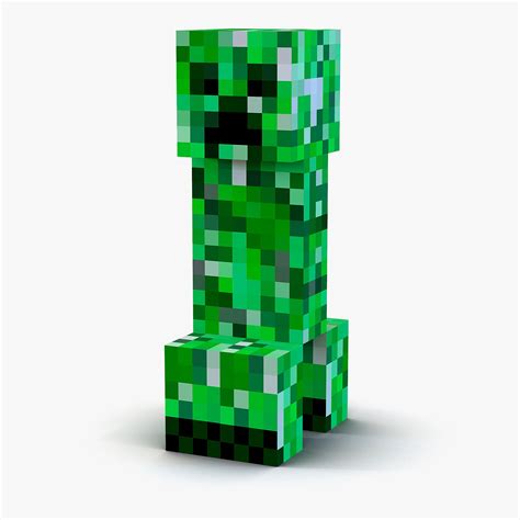 Minecraft Creeper 3D Model $19 - .3ds .c4d .fbx .obj .max .ma - Free3D