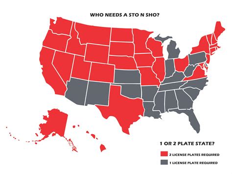 States that require front license plates : r/geoguessr