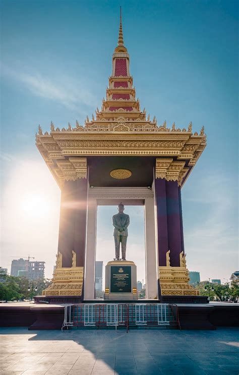 cambodia, phnom penh, Cambodia, Phnom Penh, independence square, travel, building, city, south ...