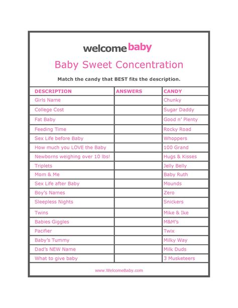 50 Trendy Baby Shower Games Couples Printable Baby Shower Games Baby | Images and Photos finder