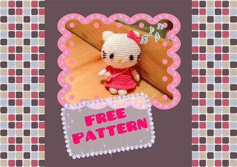 Hello Kitty Crochet Pattern (Free) ~ Snacksies Handicraft Corner